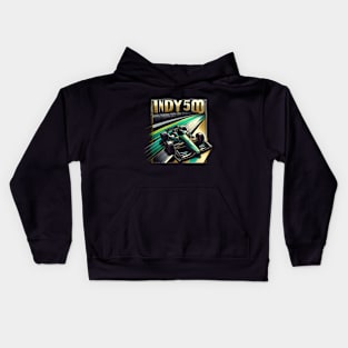 indy 500 competition Kids Hoodie